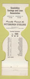 Matchbook Cover - Pittsburgh Steelers Football 1980 Sewickley Savings Loan PA