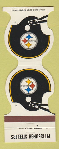 Matchbook Cover - Pittsburgh Steelers Football 1982 Guest Trailer Rentals PA
