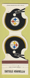 Matchbook Cover - Pittsburgh Steelers Football 1982 Iron Age Shoe PA