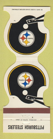 Matchbook Cover - Pittsburgh Steelers Football 1982 Iron Age Shoe PA