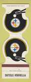 Matchbook Cover - Pittsburgh Steelers Football 1982 ME Cunningham Ingomar PA