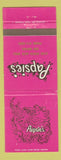 Matchbook Cover - Papsie's San Rafael CA WEAR