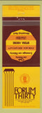 Matchbook Cover - Forum Thirty Springfield IL