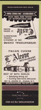 Matchbook Cover - Castle Restaurant Olean NY