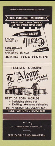 Matchbook Cover - Castle Restaurant Olean NY