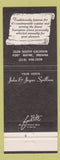 Matchbook Cover - Cafe Fohnell Restaurant Fort Wayne IN