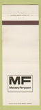 Matchbook Cover - Massey Ferguson Tractors Antioch IL WORN