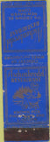 Matchbook Cover - Aschenbrodel Restaurant New Haven CT Safety First
