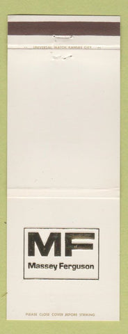Matchbook Cover - Massey Ferguson Tractors Fowler IN