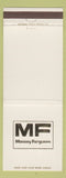 Matchbook Cover - Massey Ferguson Tractors Stow Skow Humboldt IA