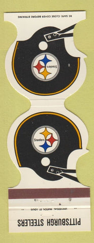 Matchbook Cover - Pittsburgh Steelers Football 1979 Ettco Wire Cable Brooklyn NY