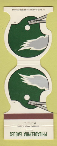 Matchbook Cover - Philadelphia Eagles Football 1982 Malvern Savings PA Paoli