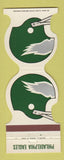 Matchbook Cover Philadelphia Eagles Football 81 Kosciuszko Savings Wilmington DE