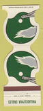 Matchbook Cover - Philadelphia Eagles Football 1981 Bank New Castle PA