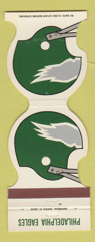 Matchbook Cover - Philadelphia Eagles Football 1981 Bank New Castle PA
