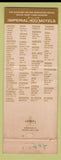 Matchbook Cover - Imperial 400 Motel Trenton NJ WEAR