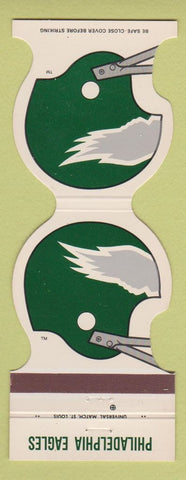 Matchbook Cover - Philadelphia Eagles Football 1981 Collingdale Bank PA Broomall