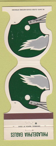Matchbook Cover - Philadelphia Eagles Football 1981 American Kitchen PA NJ DE