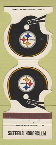 Matchbook Cover - Pittsburgh Steelers Football 1979 Ettco Wire Cable Brooklyn NY