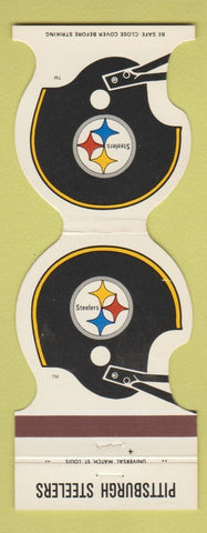 Matchbook Cover - Pittsburgh Steelers Football 1981 Bank Aspinwall PA