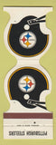 Matchbook Cover - Pittsburgh Steelers Football 1981 Dill & Kirk Insurance PA