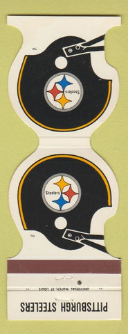 Matchbook Cover - Pittsburgh Steelers Football 1981 Dill & Kirk Insurance PA