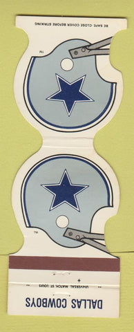 Matchbook Cover - Dallas Cowboys Football