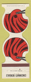 Matchbook Cover - Cincinnati Bengals Football 1981 Goofs Factory Outlets