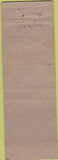 Matchbook Cover - Cosmopolitan Bar HotelOakdale LA Merchants POOR