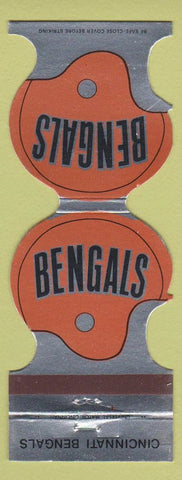 Matchbook Cover - Cincinnati Bengals Football 1979 Hunter Savings