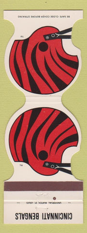 Matchbook Cover - Cincinnati Bengals Football