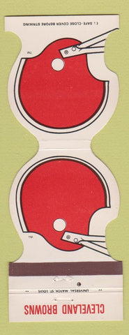 Matchbook Cover - Cleveland Browns Football 1981 RTA Credit Union OH