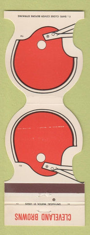 Matchbook Cover - Cleveland Browns Football 1981 Parker Hunter Investments