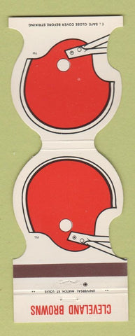Matchbook Cover - Cleveland Browns Football 1981 Hancock Federal Savings Loan