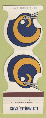 Matchbook Cover - Los Angeles Rams Football 1980