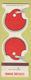 Matchbook Cover - Cleveland Browns Football 1981 Fasson Credit Union Painesville