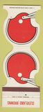 Matchbook Cover - Cleveland Browns Football 1981 Ettco Wire Cable Ridgewood NY