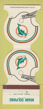 Matchbook Cover - Miami Dolphins Football Holiday Inn Stuart FL 1983