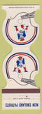 Matchbook Cover - New England Patriots Football 1981 Aloha Polynesian Hingham MA