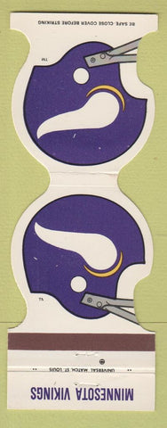 Matchbook Cover - Minnesota Vikings Football 1981 Sussel Co