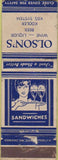Matchbook Cover - Olson's Liquor Wine girlie NO TOWN