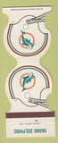 Matchbook Cover - Miami Dolphins Football 1981 Holiday Inn Vero Beach FL