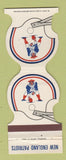 Matchbook Cover - New England Patriots Football 1980 CDI Temp Services Boston MA