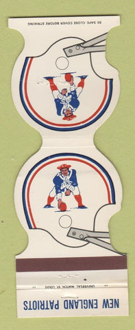 Matchbook Cover - New England Patriots Football 1980 CDI Temp Services Boston MA