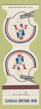 Matchbook Cover - New England Patriots Football 1981 Family Tree Manchester NH