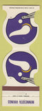 Matchbook Cover - Minnesota Vikings Football 1981 Emma Krumbee's Belle Plaine MN