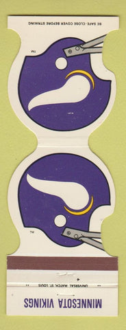 Matchbook Cover - Minnesota Vikings Football 1981 Emma Krumbee's Belle Plaine MN