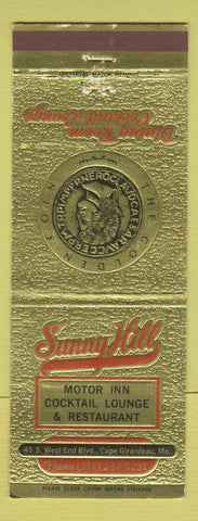 Matchbook Cover - Sunny Hill Motor Inn Cape Girardeau MO