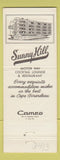 Matchbook Cover - Sunny Hill Motor Inn Cape Girardeau MO
