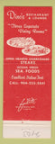 Matchbook Cover - Dino's Restaurant Daytona Beach FL